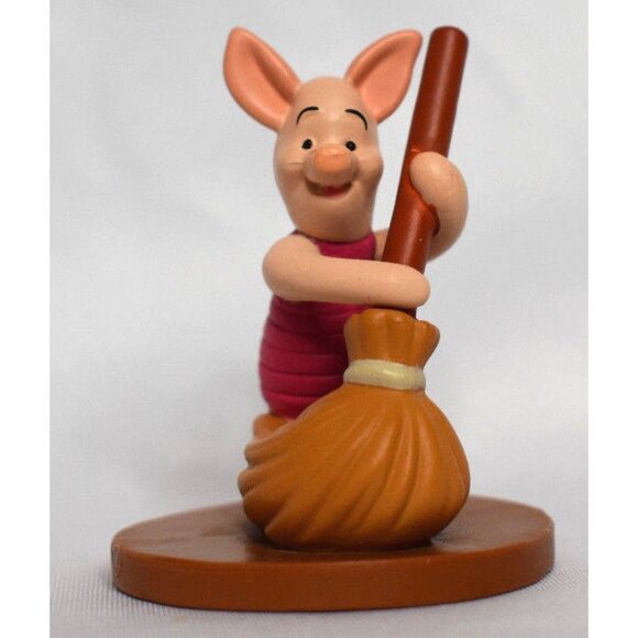Disney Authentic PIGLET Figurine Cake TOPPER Figure Winnie the Pooh Toy NEW - Picture 1 of 2